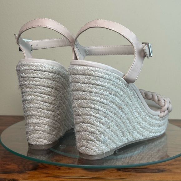 BP Goldie Braided Wedge Sandal in beige sand - Picture 7 of 14